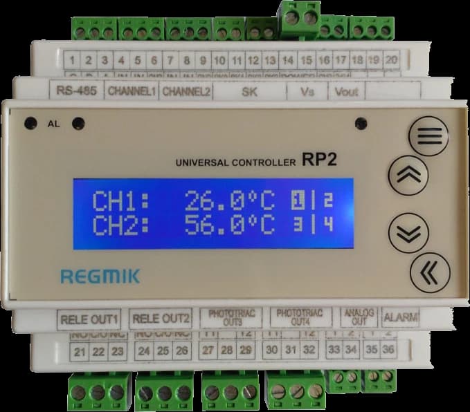 Universeller zweikanaliger Controller RP2-T
